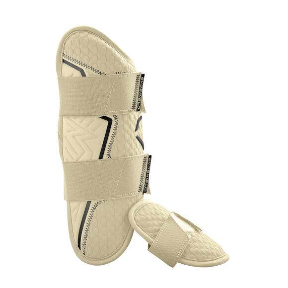 Evoshield PRO-SRZ 2.0 Right Hand Hitter Baseball/Softball Batters Leg Guard Sand - Picture 4 of 7